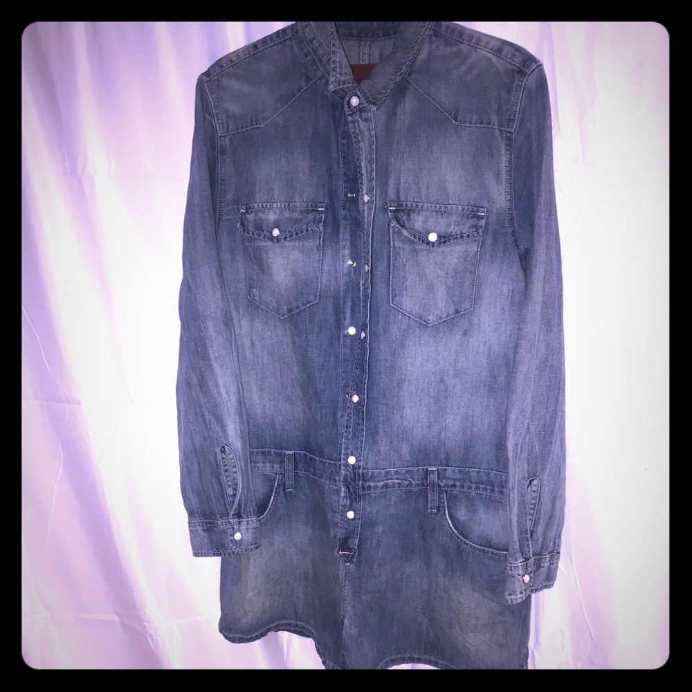 Blue jean Romper
